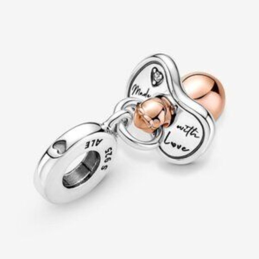 Authentic Pandora Baby Pacifier Dangle Charm - Picture 3 of 5